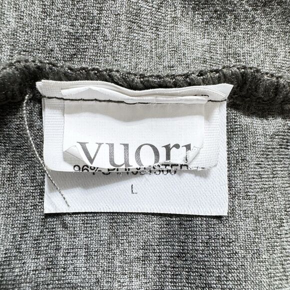 Vuori Strato Tech Mens Polo Shirt Short Sleeve Gray Athletic Golf Size L Stretch - Picture 5 of 10